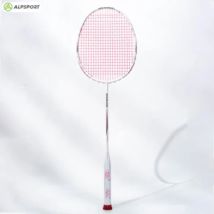 ALPSPORT CY 8U/G5 22-28Lbs Lightweight Carbon Fiber Badminton Racket (Single)