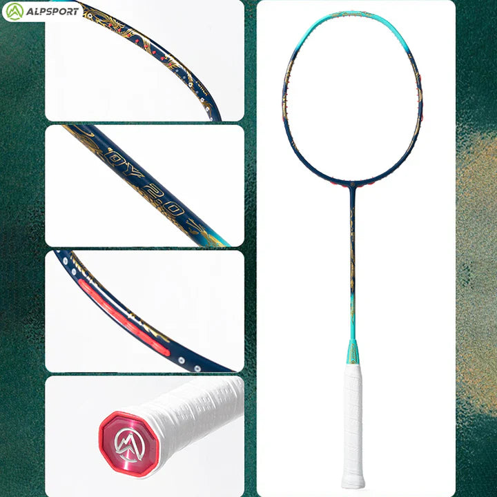 ALPSPORT 4U/G5 22-38LBS BADMINTON RACKET QY 2.0 - GREEN
