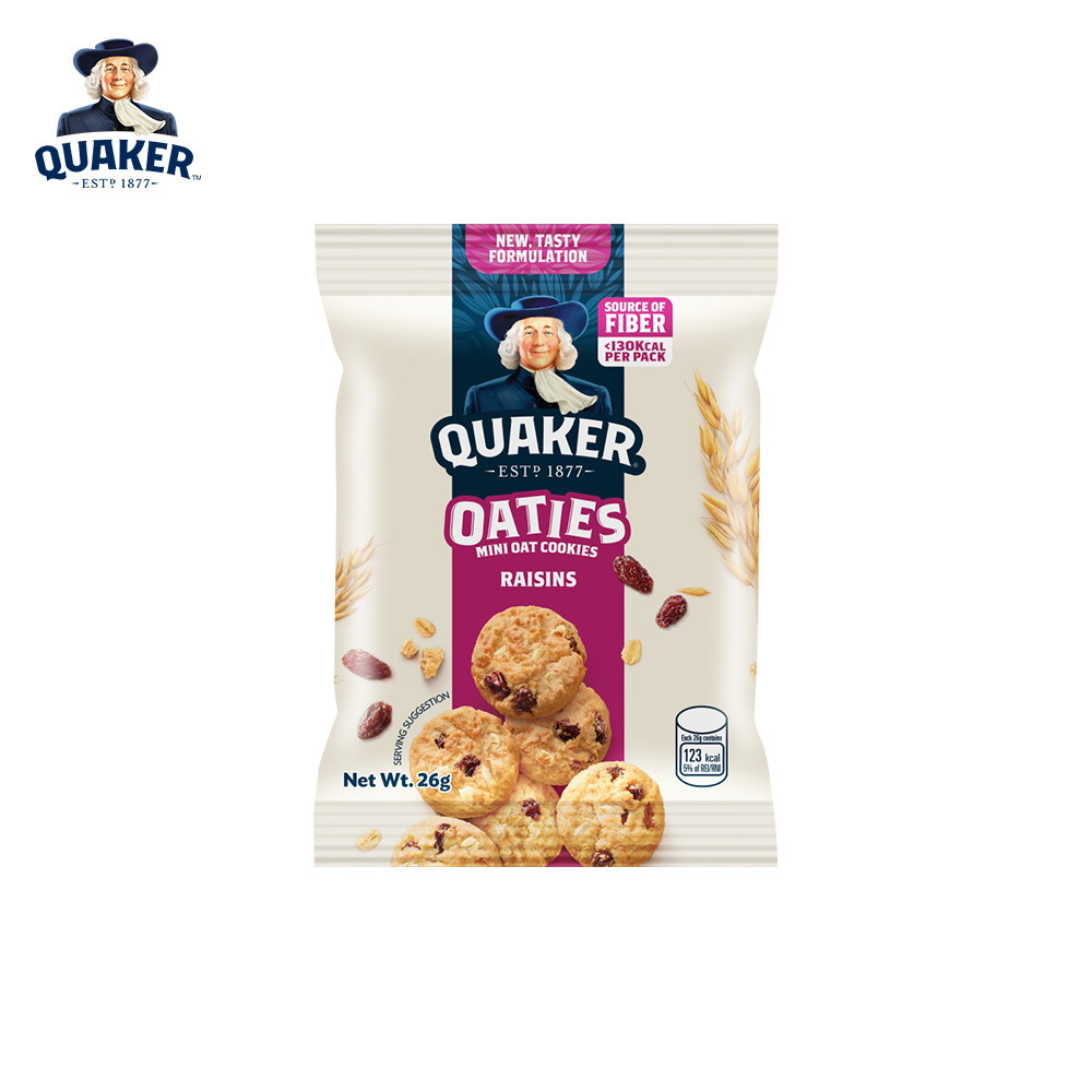 Quaker Oaties Mini Oats Cookie Raisins (28g)