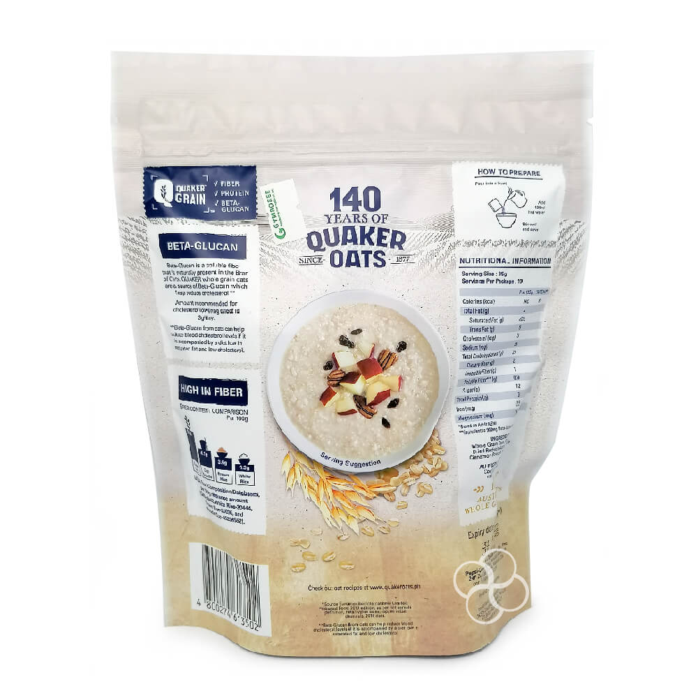 1 CASE - Quaker Instant Oatmeal Fruit and Nuts 350g x 12