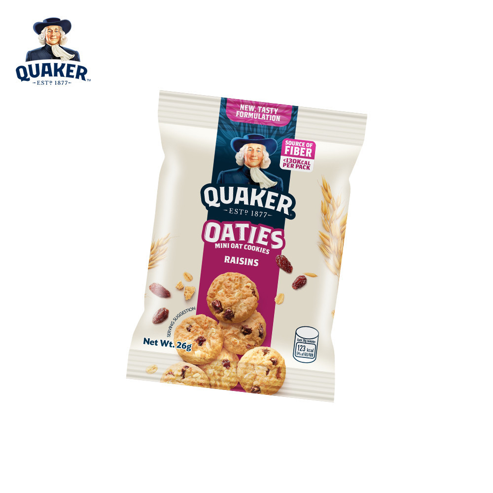 Quaker Oaties Mini Oats Cookie Raisins (28g)