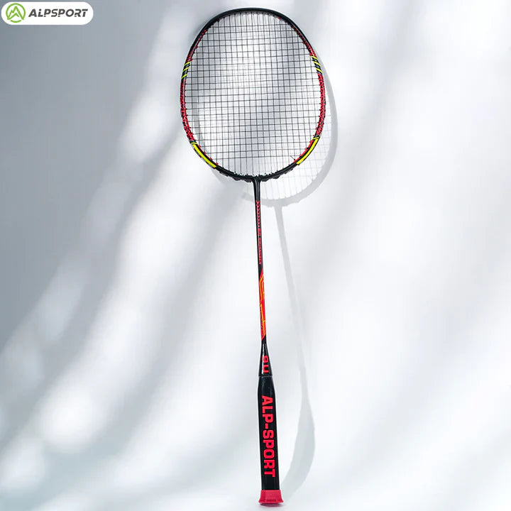 ALPSPORT SR 9U/G5 24-35Lbs Double-edged Carbon Fiber Badminton Racket