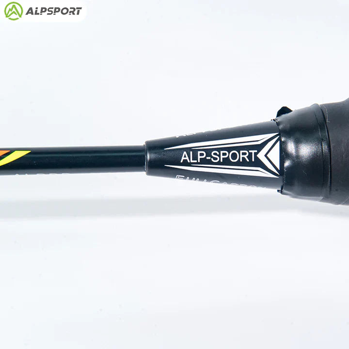 ALPSPORT LT 4U/G4 Carbon Fiber Badminton Racket - Black