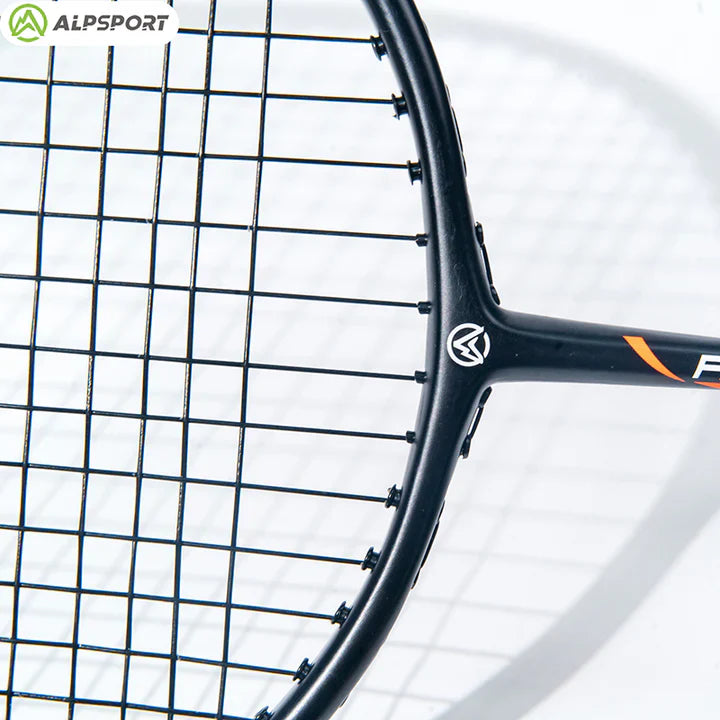 ALPSPORT LT 4U/G4 Carbon Fiber Badminton Racket - Black
