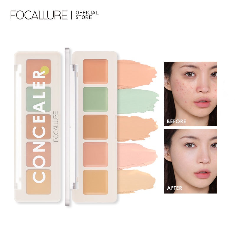 Focallure - 5 COLOR CORRECTOR Concealer Palette