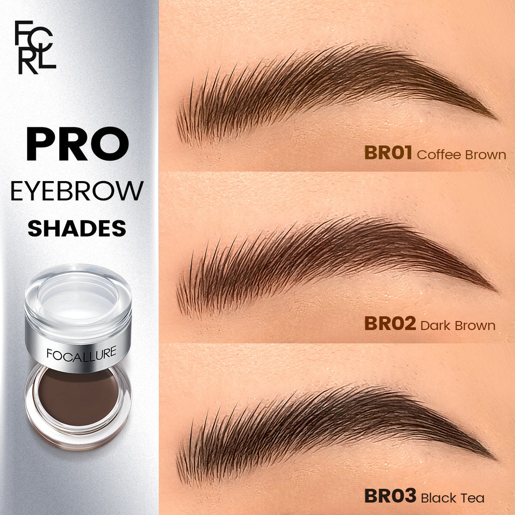 Focallure Multi Pro Duo Eyebrow Cream + Gel Quick dry and Waterproof- FA23