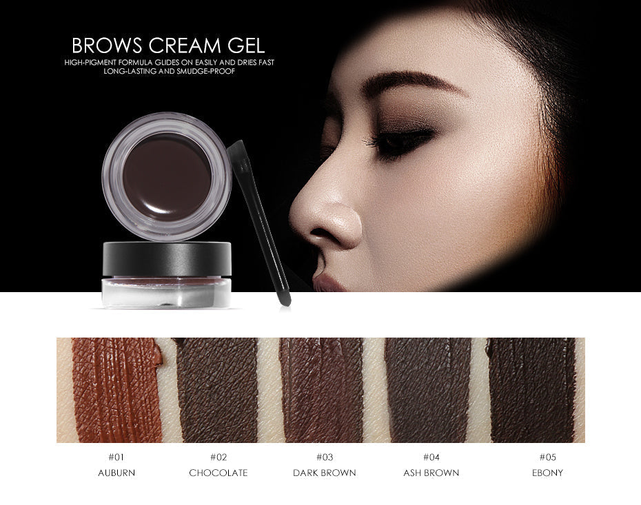 Focallure Multi Pro Duo Eyebrow Cream + Gel Quick dry and Waterproof- FA23