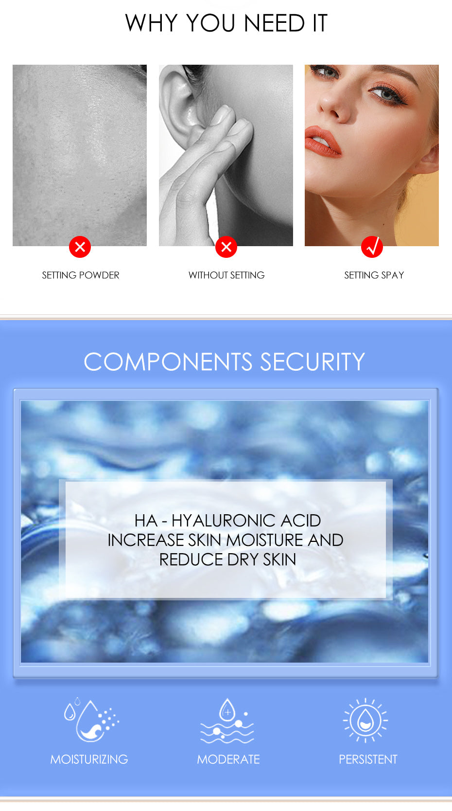 Focallure Makeup Setting Spray FA96 - Reduce dry skin