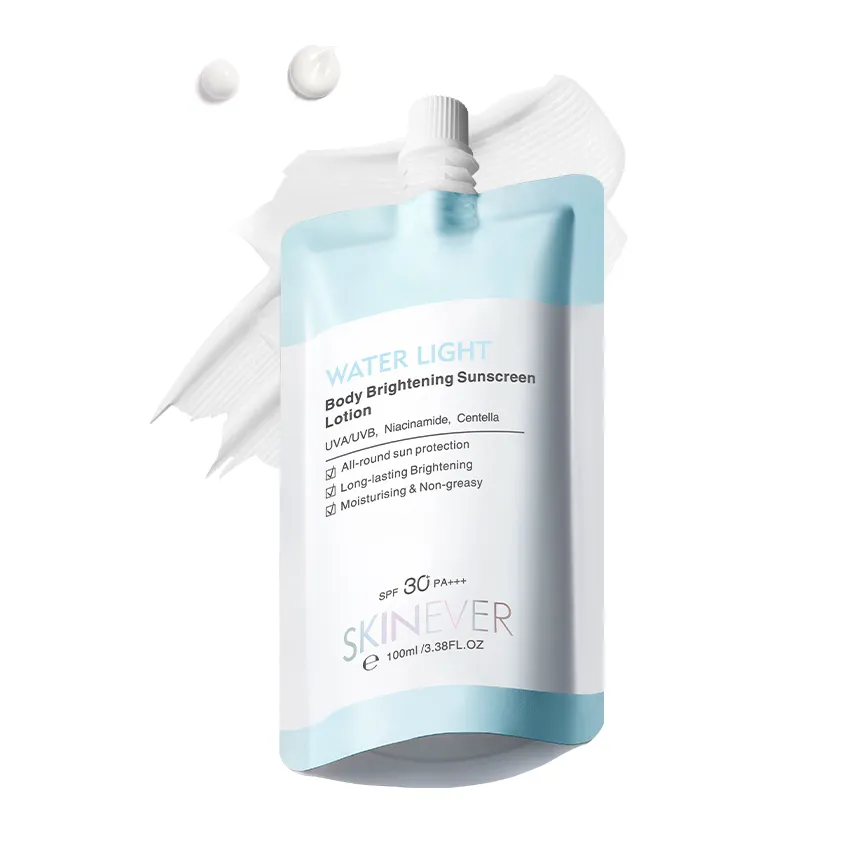 SKINEVER - Water Light Body BRIGHTENING SUNSCREEN LOTION (100ml) - SPF 30 PA+++