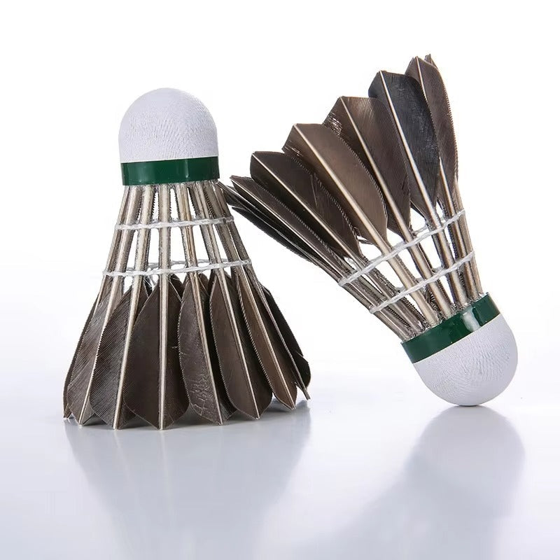 ALPSPORT 806 12pcs/Tube BLACK Goose Feather Shuttlecocks