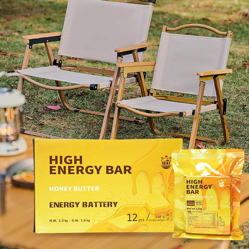 1 CASE - High Energy Bar - 9 Boxes x 12 pcs - Exp. Date 2044 - HONEY BUTTER