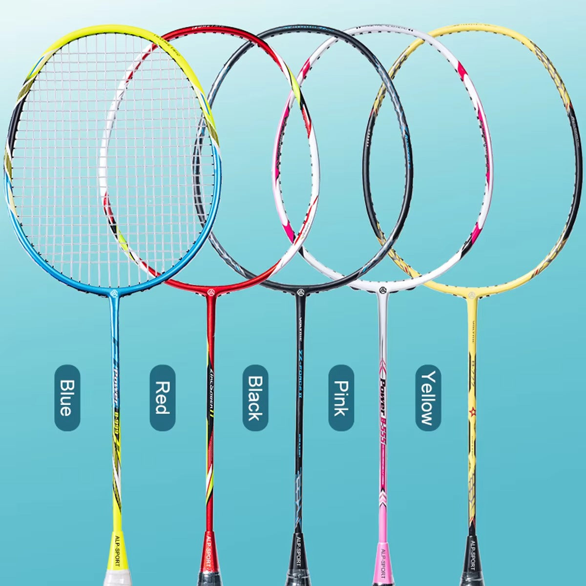 ALPSPORT POWER 3U G4 Carbon Fiber Badminton Racket- Black