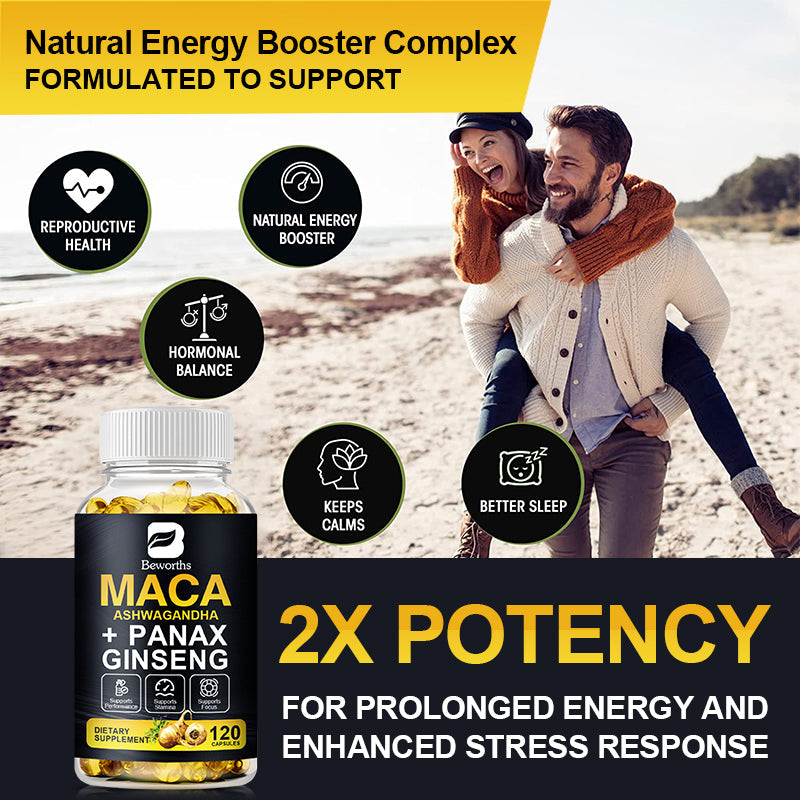 Beworths Maca Root Capsules - 120 pcs