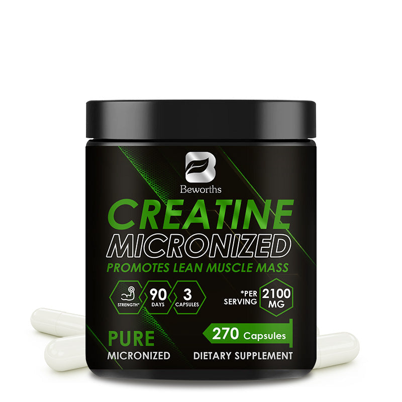 Beworths Creatine Monohydrate Capsules - 270 pcs