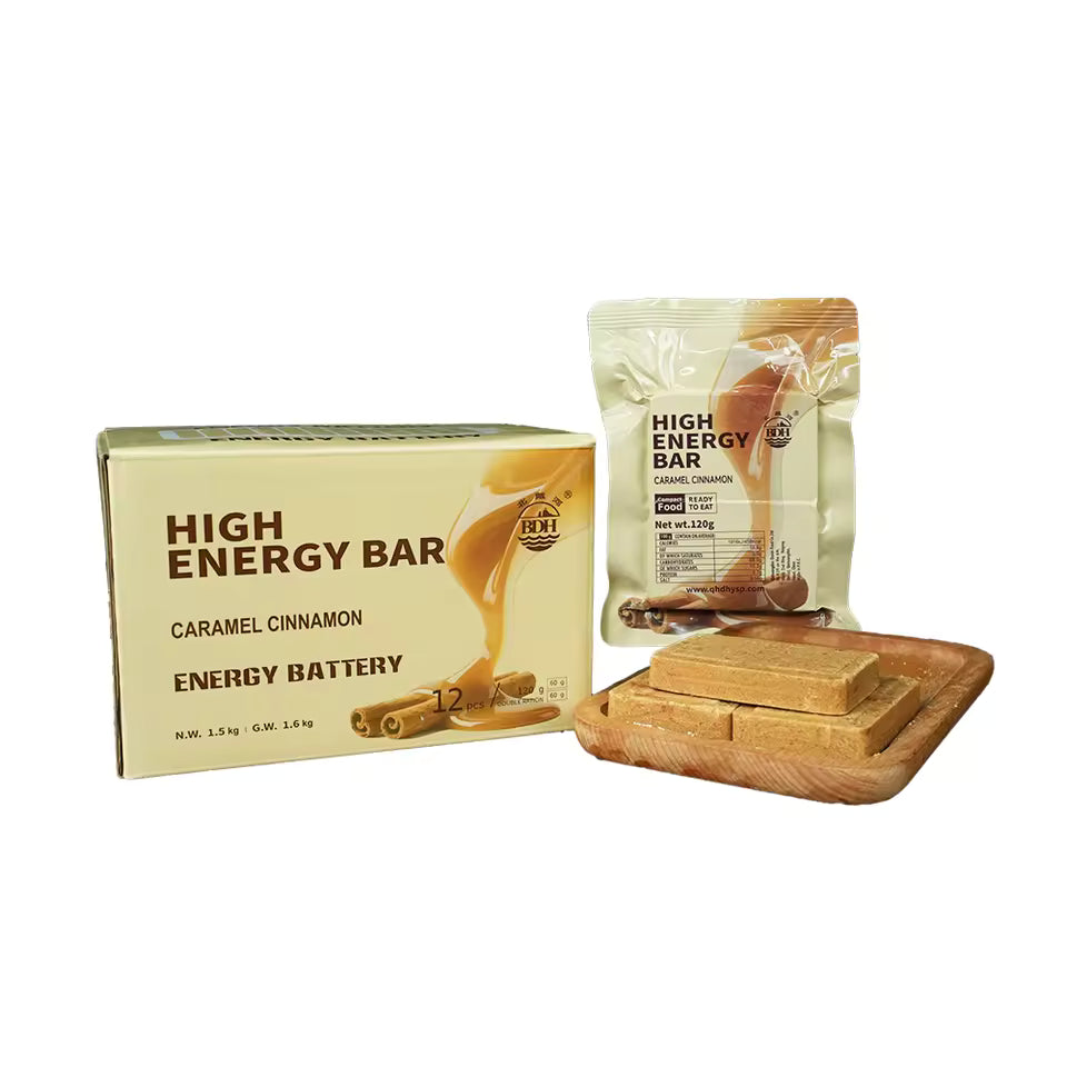 High Energy Bar (120g) Exp. Date 2045 - Caramel Cinnamon