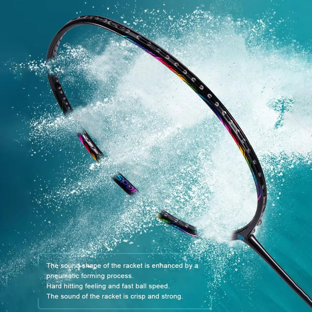ALPSPORT BBQ2.0 8U/G4 Full Carbon Badminton Racket 24-30 Lbs