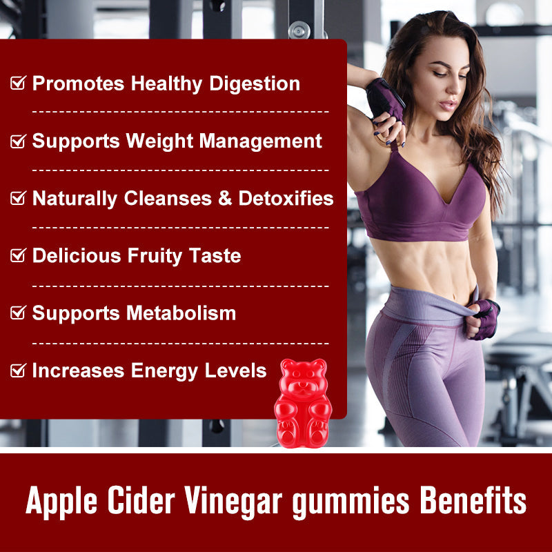 Beworths APPLE CIDER VINEGAR GUMMIES 1200mg - 10 pcs