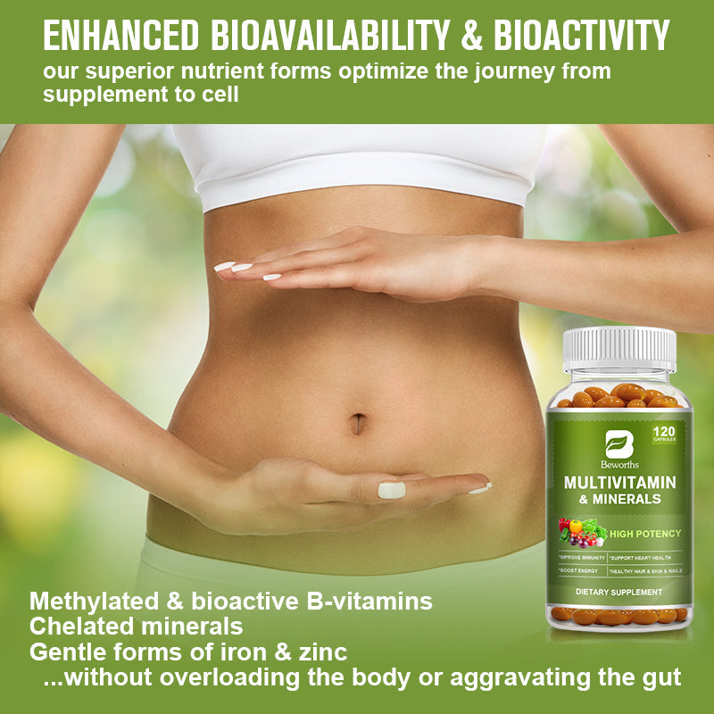 Beworths MULTIVITAMIN & MINERALS CAPSULES - 30 pcs