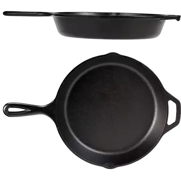 Happiness CAST IRON SKILLET FRYING PAN - 30cm