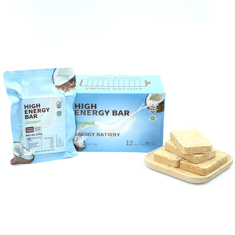 1 CASE  - COCONUT High Energy Bar - (9 Boxes x 12 pcs )- Exp. Date 2044
