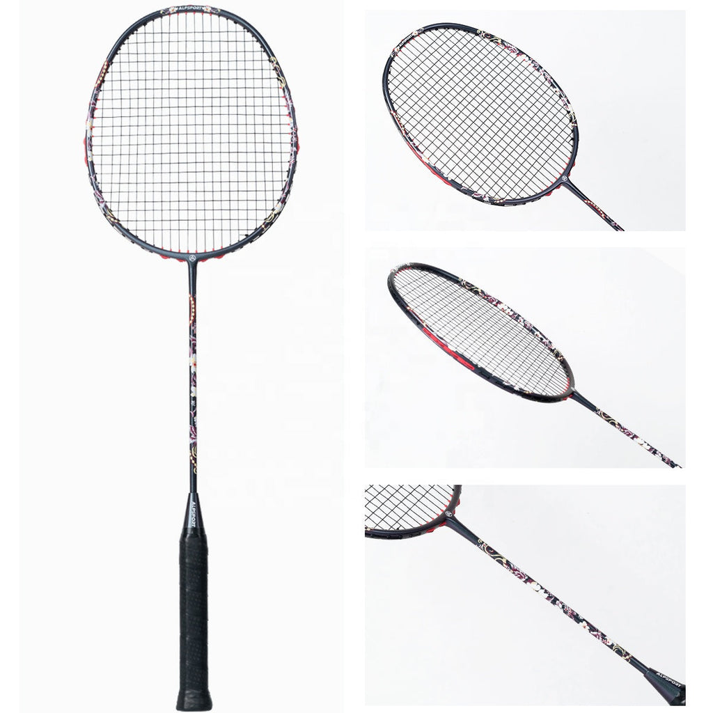 ALP SPORT 1pc HQ Full Carbon Fiber Badminton Racket 6U G5