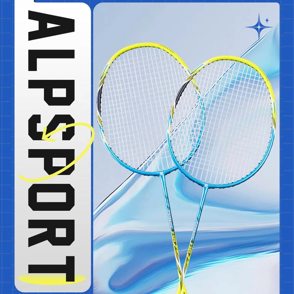 ALPSPORT POWER 3U G4 Carbon Fiber Badminton Racket- Black
