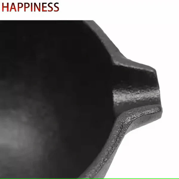 Happiness CAST IRON MORTAR and PESTLE