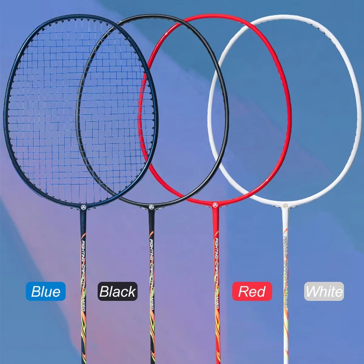 ALPSPORT LT 4U/G4 Carbon Fiber Badminton Racket - Black