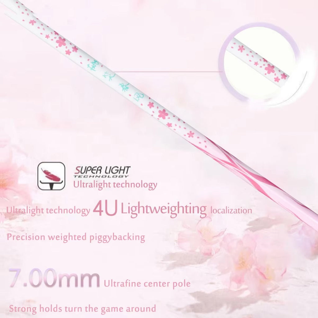 ALPSPORT New Cherry Carbon Fiber 4U TX Badminton Racket