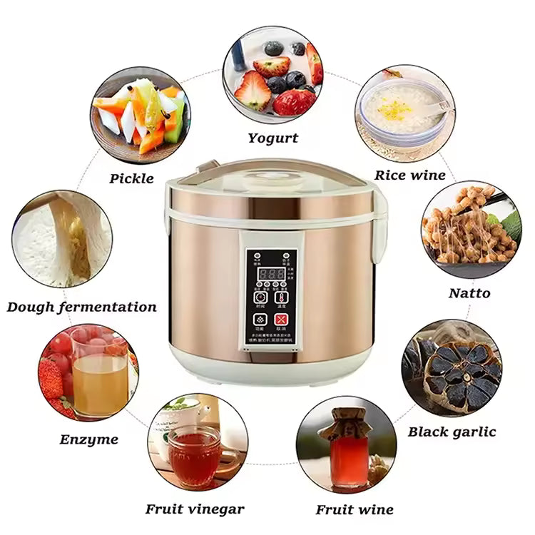 6L Yogurt Machine or Greek yogurt maker, nato, black garlic