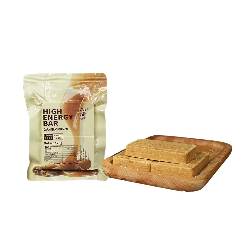 High Energy Bar (120g) Exp. Date 2045 - Caramel Cinnamon
