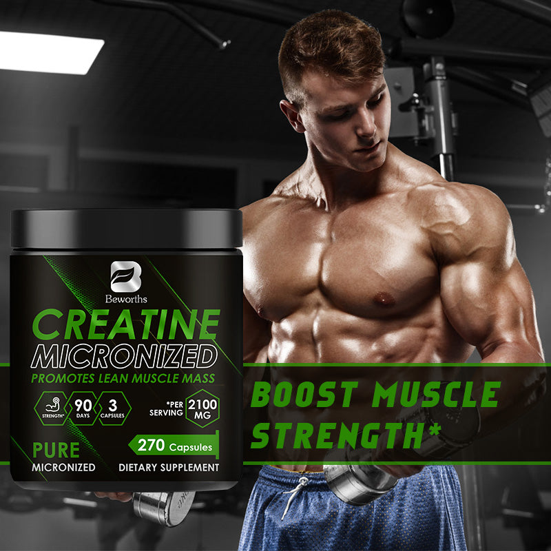 Beworths Creatine Monohydrate Capsules - 270 pcs