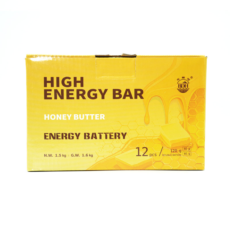 1 CASE - High Energy Bar - 9 Boxes x 12 pcs - Exp. Date 2044 - HONEY BUTTER
