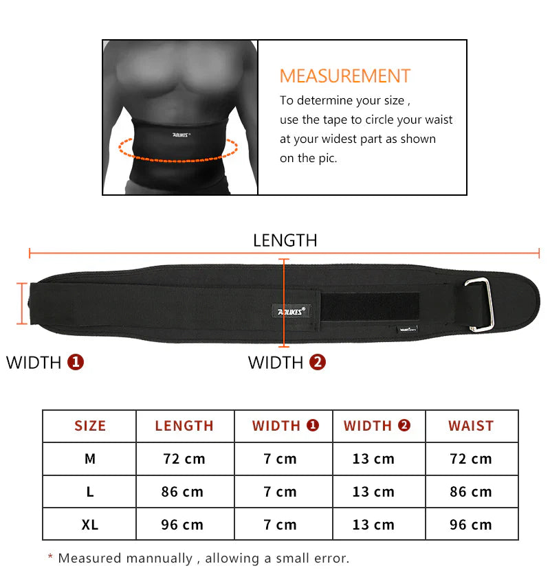 Aolikes 1698 Gym Waist Support
