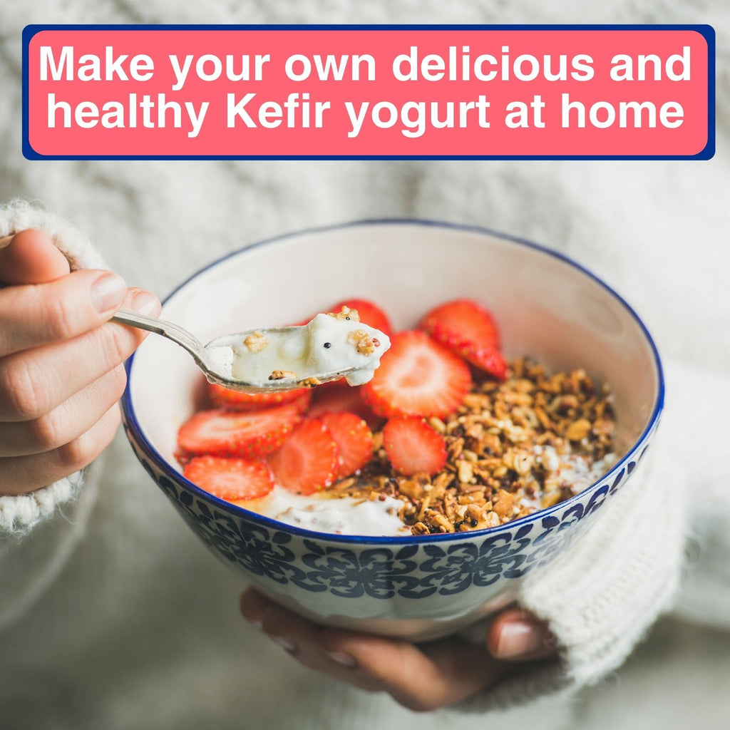 Original KEFIR YOGURT STARTER 14 sachets in 1 pouch - 1 sachet makes 1 liter