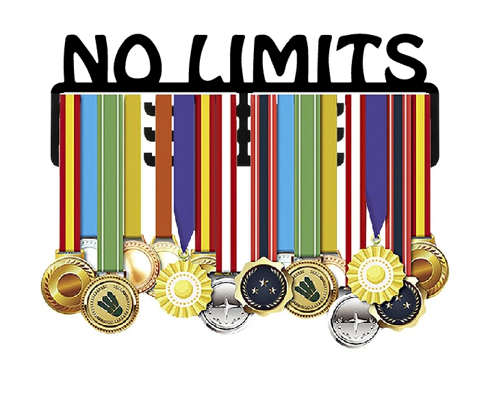 Segoi NO LIMITS Medal Hanger (Metal) - very strong and beautiful display of medals