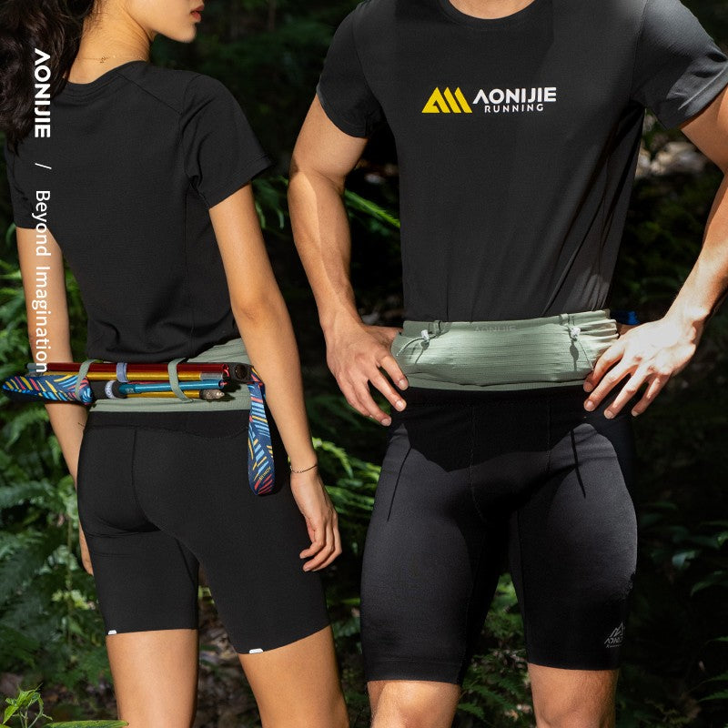 AONIJIE W8116 Outdoor Light Green Waist Belt Bag Light Weight - Large