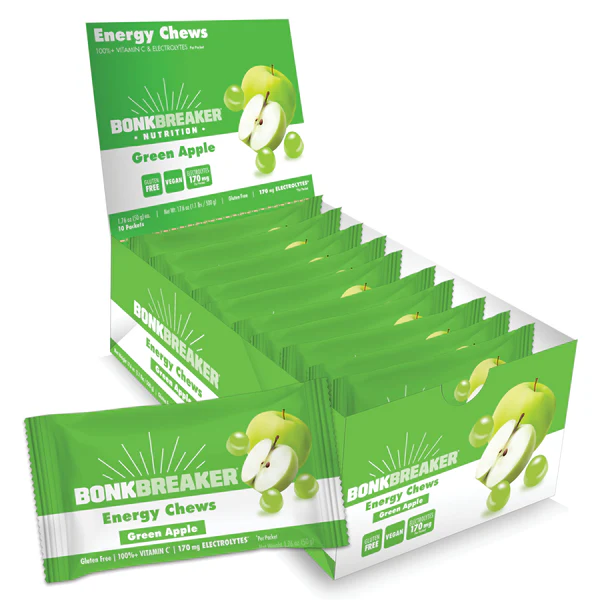 BonkBreaker Energy Chews Green Apple - 1 pack