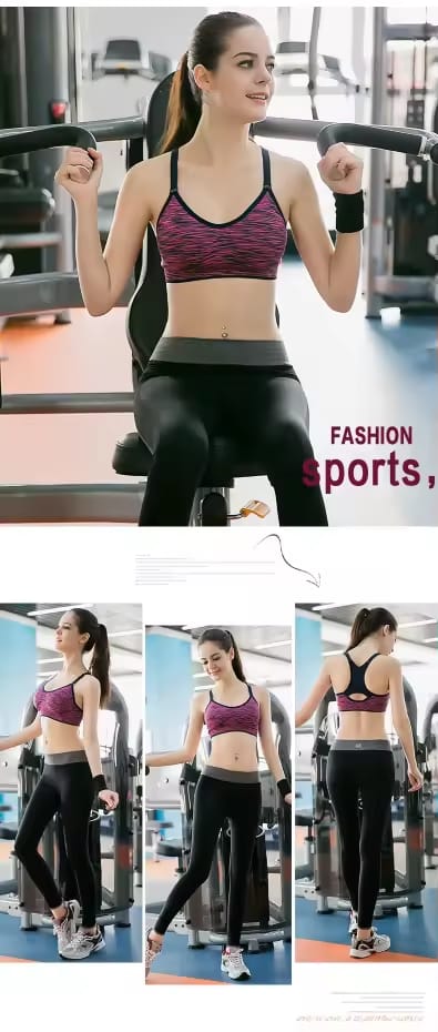 Segoi SPORTS BRA - Quick Drying, Breathable and Wire free sports bra
