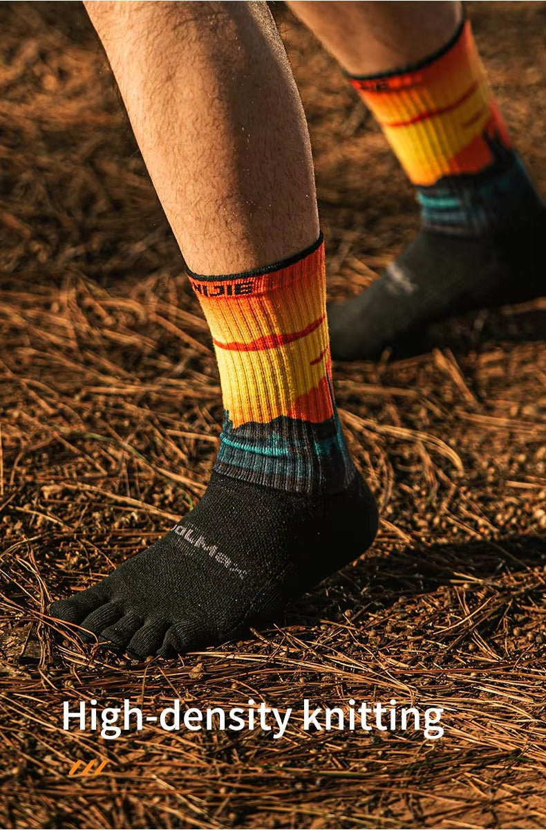 Aonijie E4843 Calf Sports TOE SOCKS - DESSERT