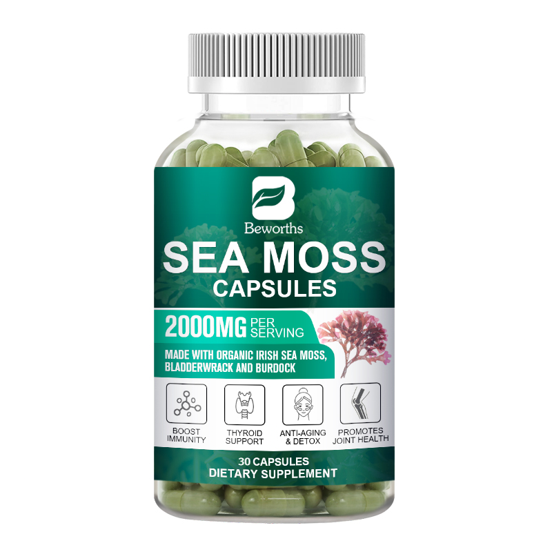 Beworths SEA MOSS CAPSULES 2000MG - 3O pcs