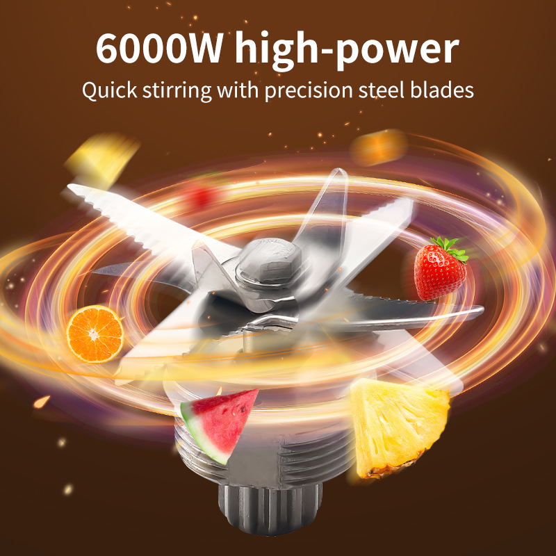 Sokany 2.5L Capacity 9 Speed Adjustable Portable Blender 6000W