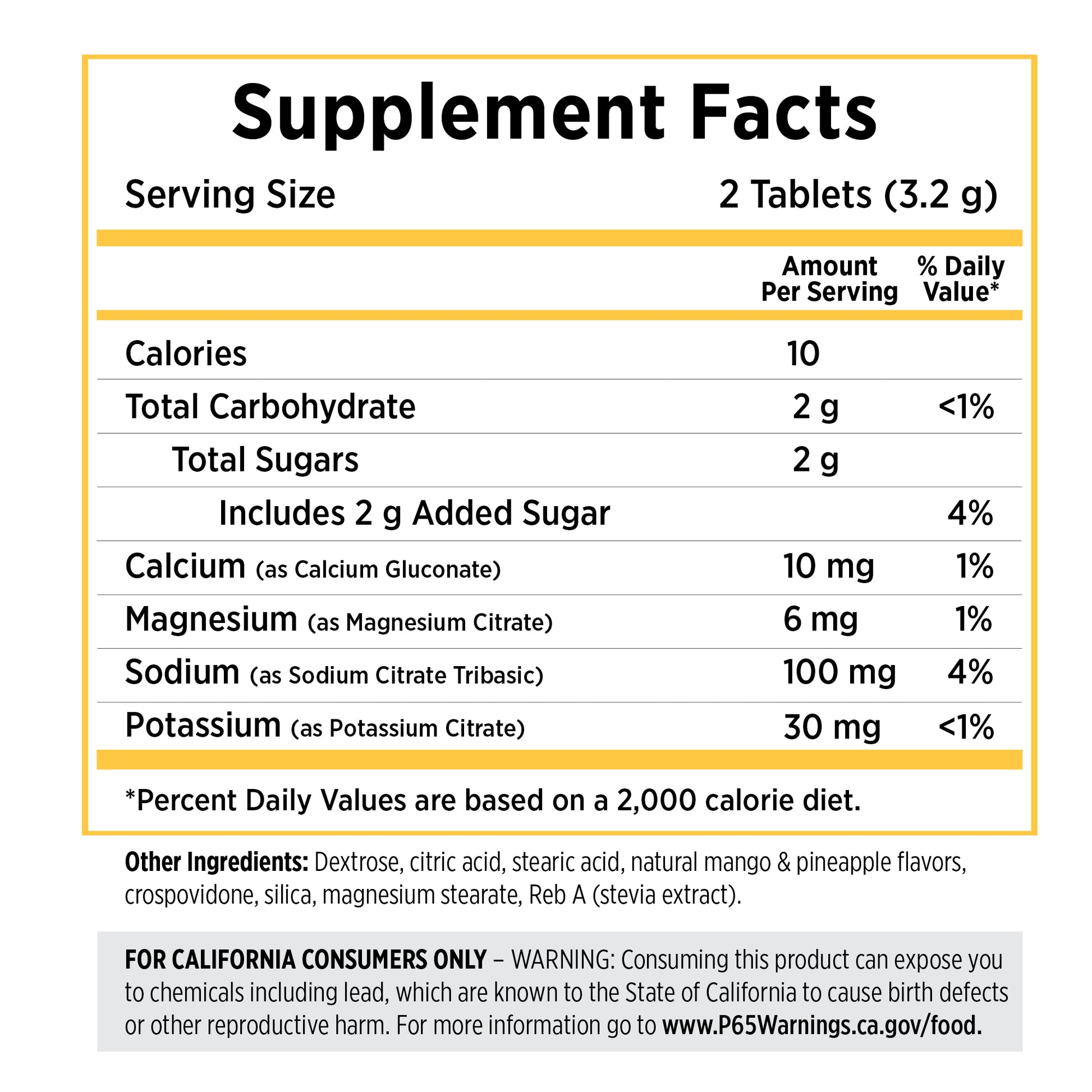 Saltstick Fastchews - TROPICAL MANGO - 60ct bottle