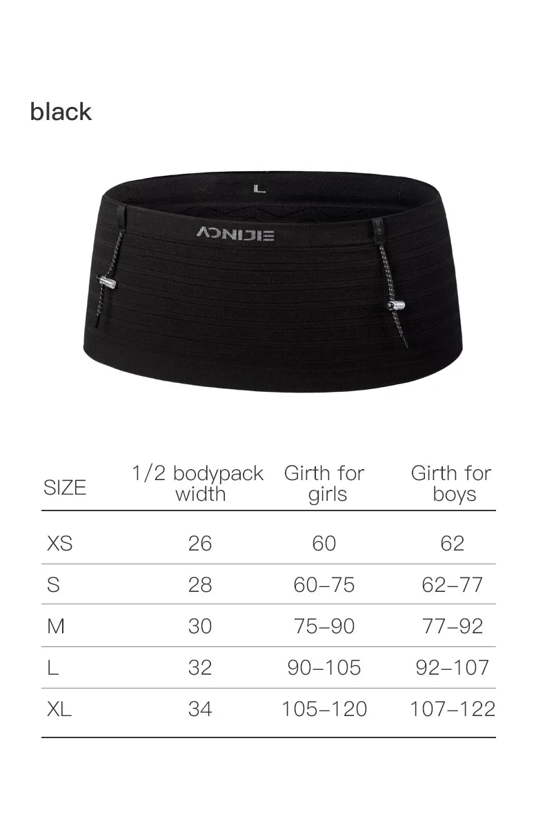 AONIJIE W8116 Outdoor Light Green Waist Belt Bag Light Weight - Large