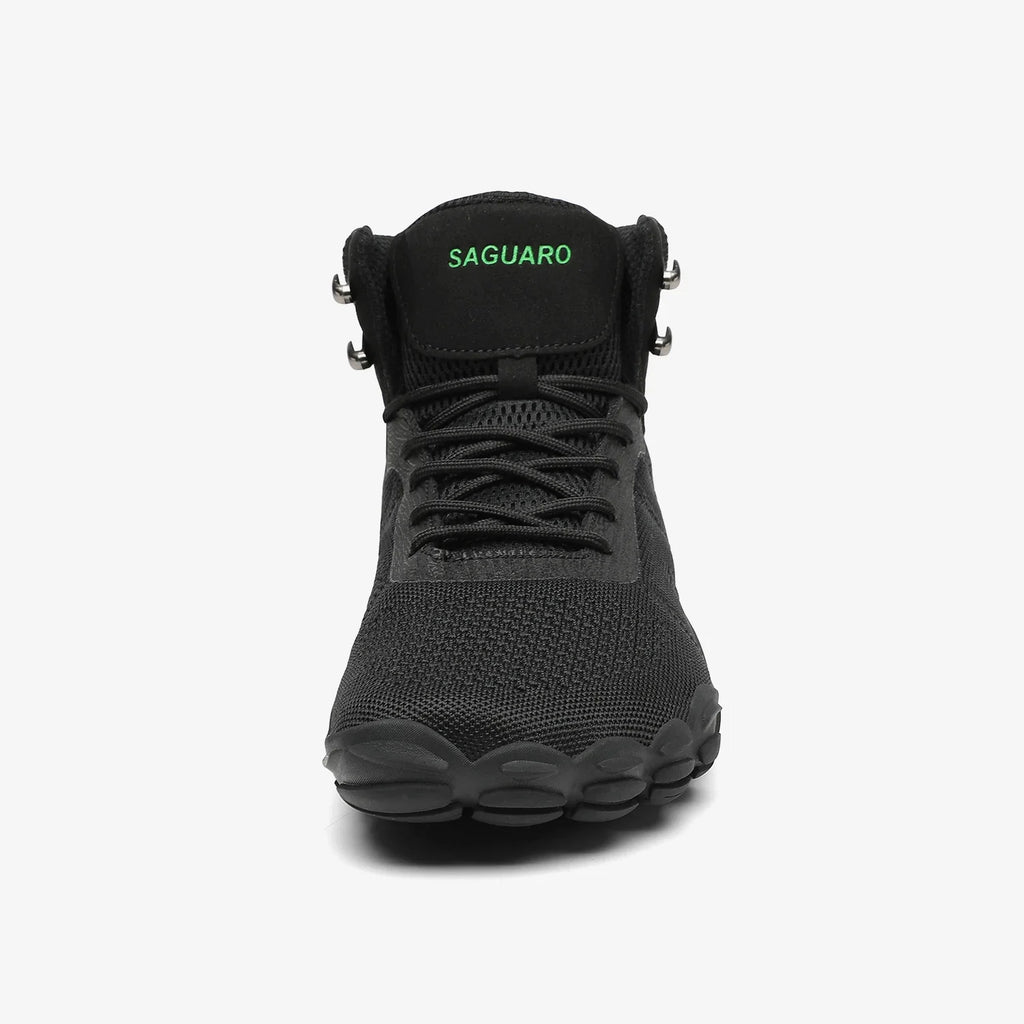 Saguaro Vitality V Barefoot Minimalist Hiking Shoes - BLACK