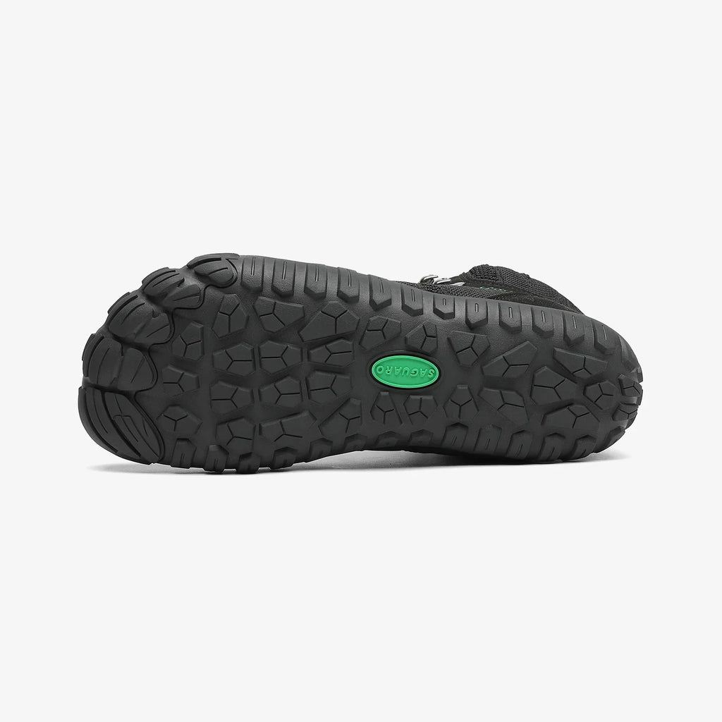 Saguaro Vitality V Barefoot Minimalist Hiking Shoes - BLACK