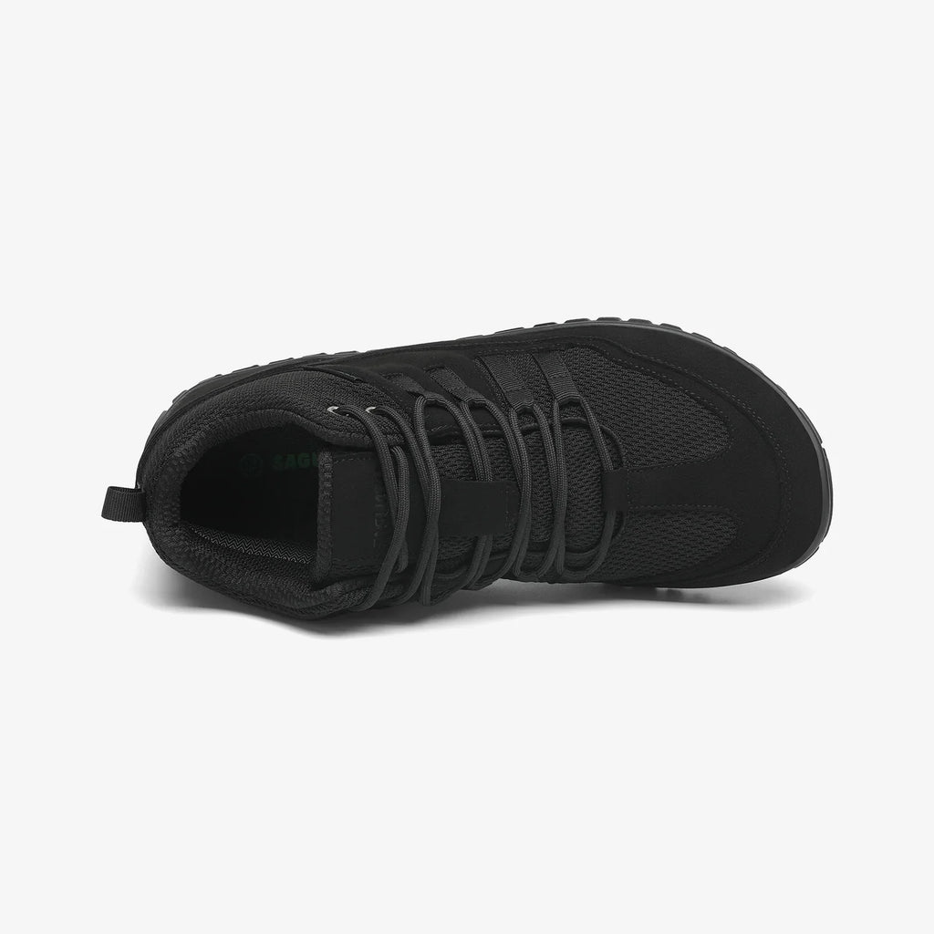 Saguaro BRAVE IV- Barefoot Minimalist Hiking Shoes - BLACK