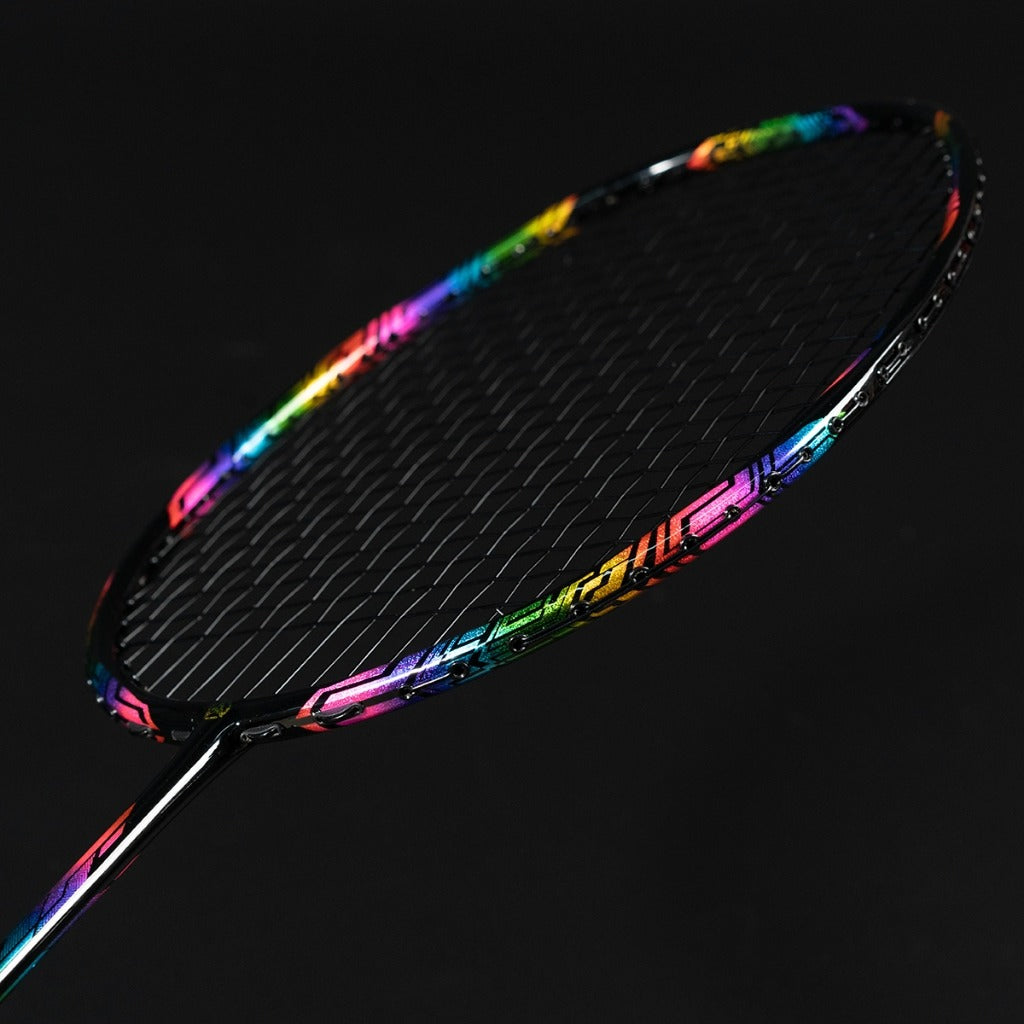 ALPSPORT XC 4U/G4 32Lbs Carbon Fiber Badminton Racket- Blue (Single)
