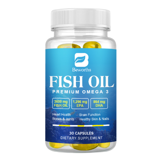 Beworths FISH OIL CAPSULES OMEGA 3 - 30 pcs