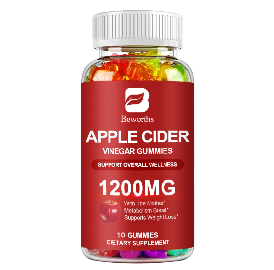 Beworths APPLE CIDER VINEGAR GUMMIES 1200mg - 10 pcs